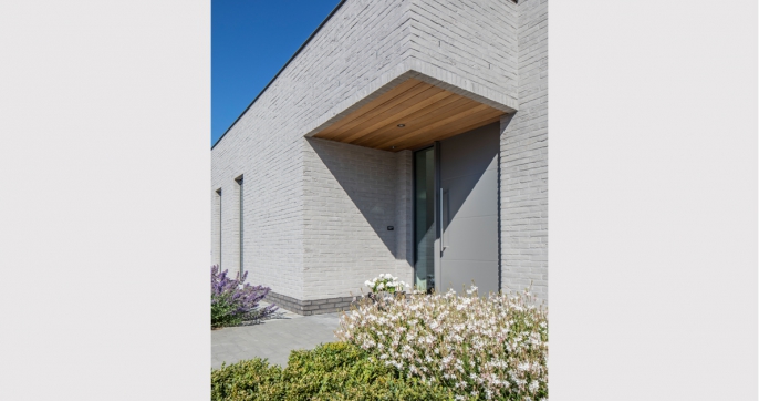 Hedendaagse Woning Met Brede Gevel Realisaties Bouwbedrijf Qubo