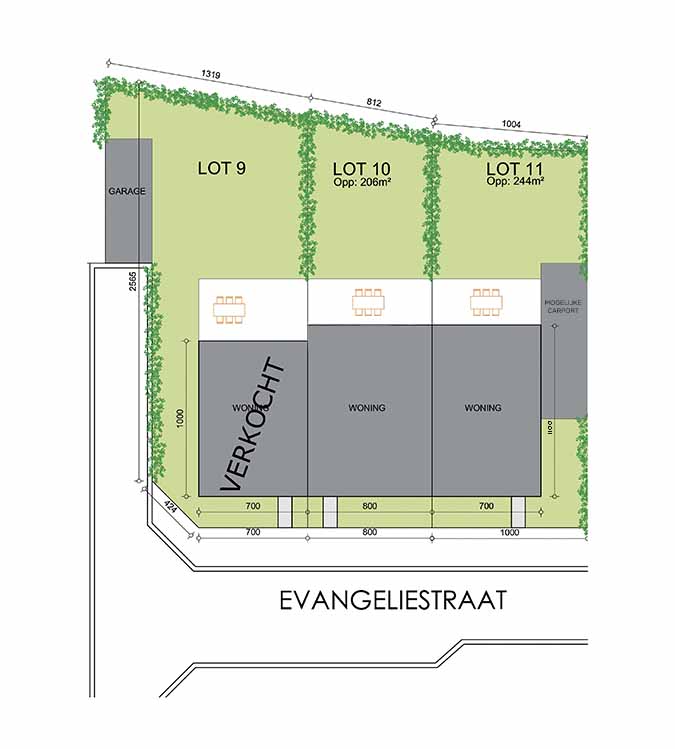 Nieuwbouwproject Hamme (9220) - Evangeliestraat: Gesloten bebouwing - lot 10