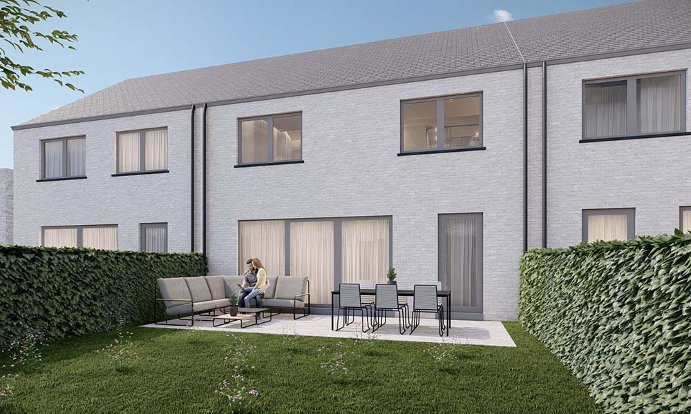 Nieuwbouwproject Hamme (9220) - Neerstraat: Gesloten bebouwing lot 5