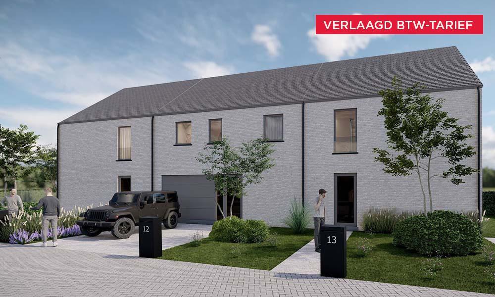 Nieuwbouwproject Hamme (9220) - Neerstraat: Gesloten bebouwing lot 5