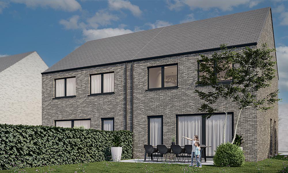 Nieuwbouwproject Sint-Gillis-Dendermonde (9200) - Olieslagerstraat: Half open bebouwing - lot 10