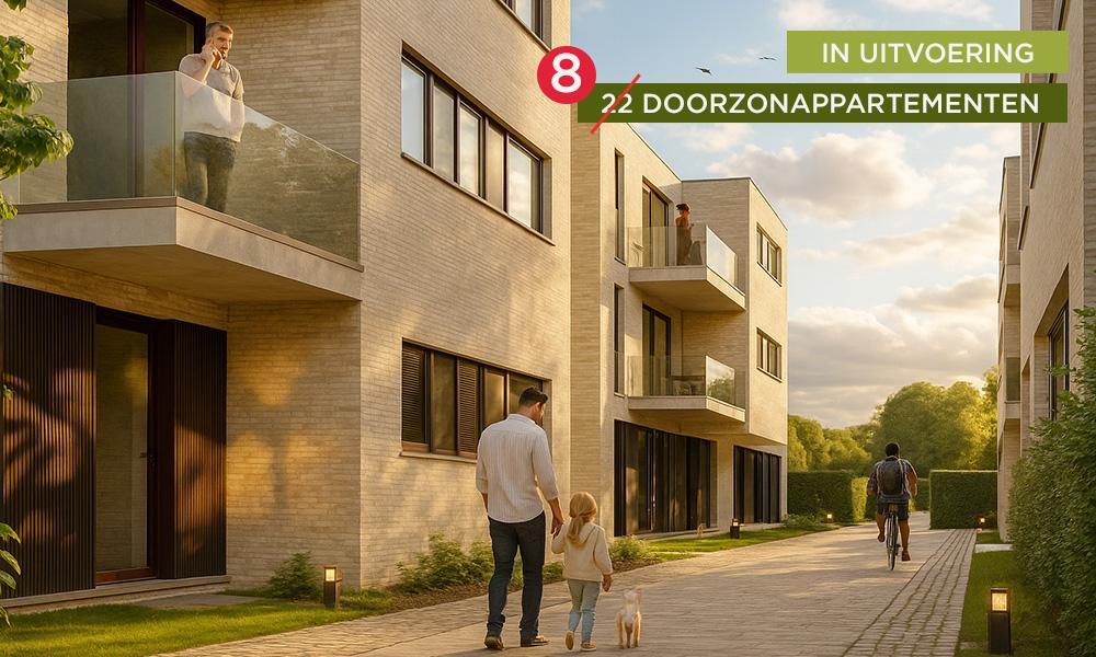 Nieuwbouwappartement Hamme (9220) - Kaaistraat: Doorzonappartement - 32A/11
