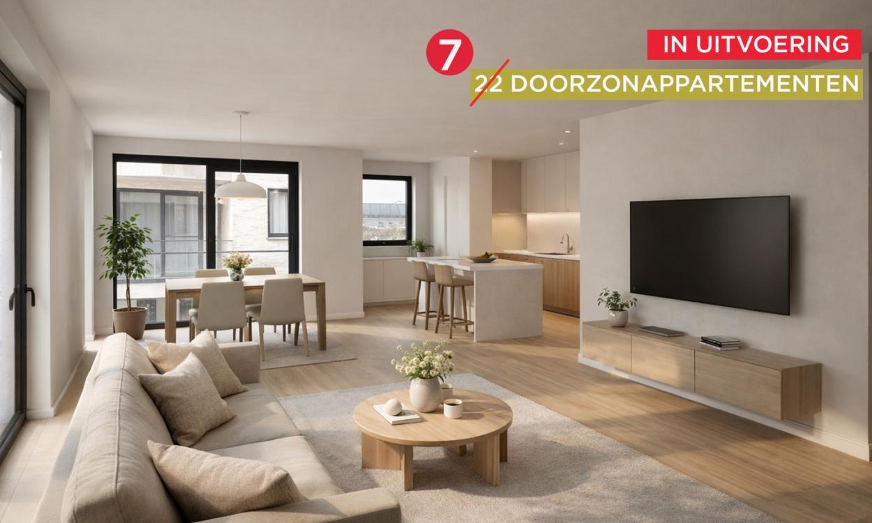 Nieuwbouwappartement Hamme (9220) - Kaaistraat: Doorzonappartement - 32/11