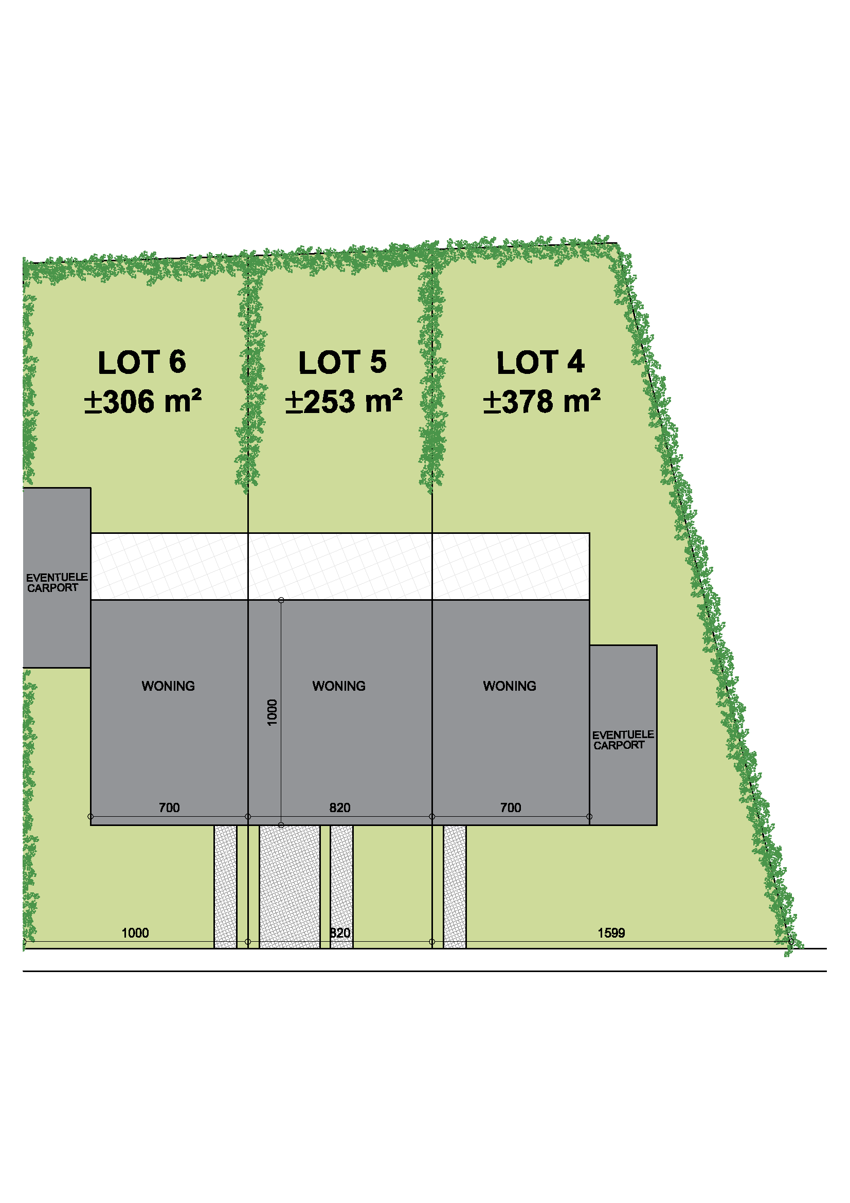 Nieuwbouwproject Kruibeke (9150) - Molenstraat: Gesloten bebouwing - lot 5