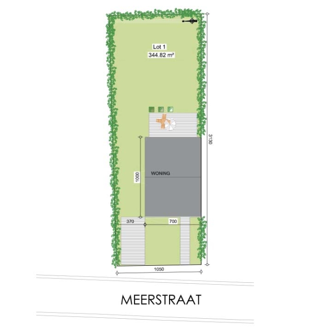 Inplanting lot 1 Meerstraat