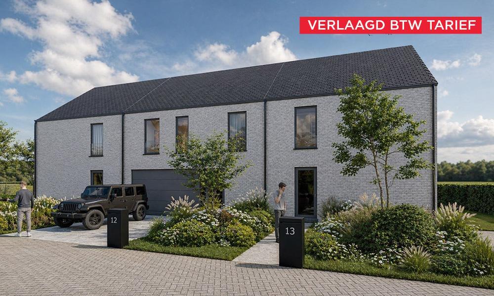 Nieuwbouwproject Sint-Gillis-Bij-Dendermonde (9200) - Olieslagerstraat: Half open bebouwing lot 13