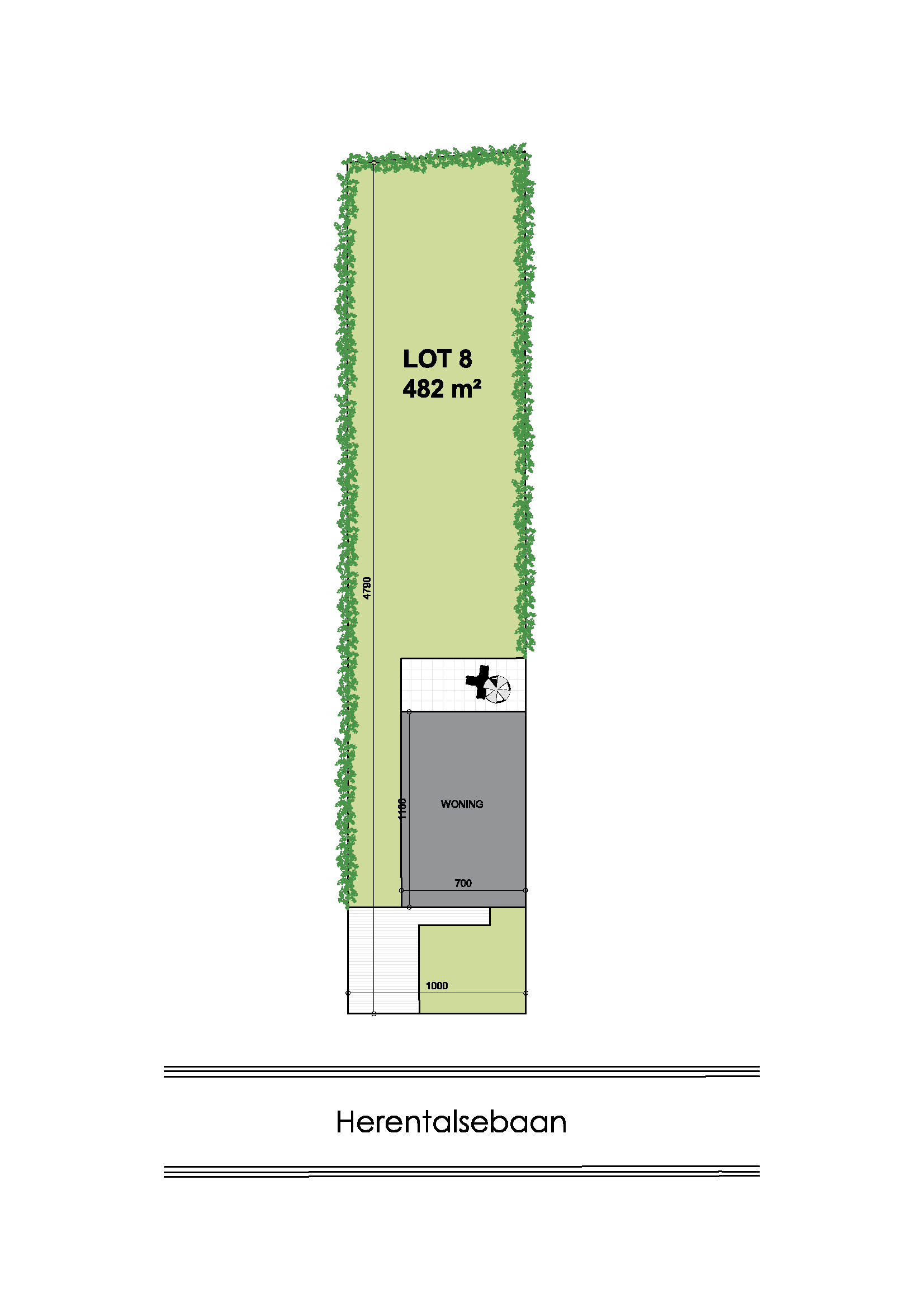 Nieuwbouwproject Ranst (2520) - Herentalsebaan: Halfopen bebouwing lot 8