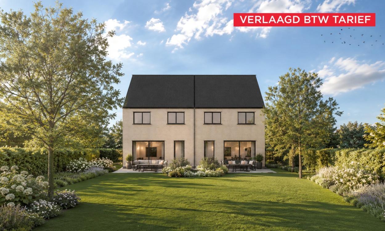 Nieuwbouwproject Berlare (9290) - Sint-Jobstraat: Halfopen bebouwing lot 1