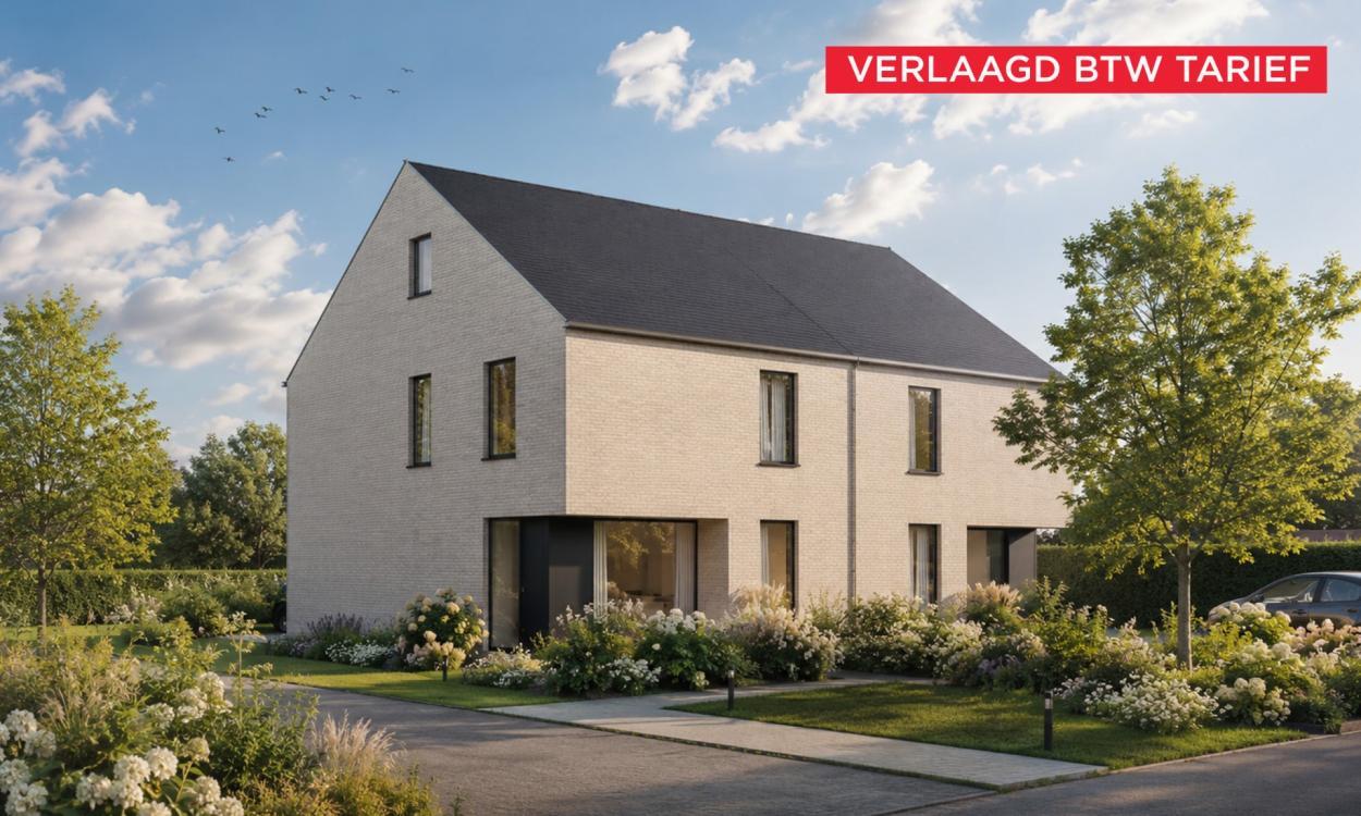 Nieuwbouwproject Berlare (9290) - Sint-Jobstraat: Halfopen bebouwing lot 1
